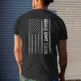 Best Dad Ever American Flag Funny Fathers Day For Mens Back Print T-shirt Gifts for Him
