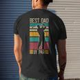 Best Dad By Par Golf Player Retro Golfing Sports Golfer Men's Back Print T-shirt Gifts for Him