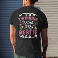 Best Friend Twinning With My Bestie Spirit Week Twin Day Mens Back Print T-shirt Gifts for Him