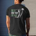Best Pop Pop By Par Fathers Day Golf Lover Mens Back Print T-shirt Gifts for Him