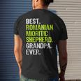Best Romanian Mioritic Shepherd Grandpa Ever Dog Lover Men's T-shirt Back Print Gifts for Him