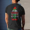 Best Way To Spread Christmas Cheer Ugly Christmas Sweaters Men's T-shirt Back Print Gifts for Him