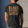 Black History Is American History Melanin Men Junenth Mens Back Print T-shirt Gifts for Him