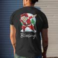 Blessing Name Gift Santa Blessing Mens Back Print T-shirt Gifts for Him