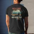 With A Body Like This Who Needs Hair Retro Bald Dad For Women Men's Back Print T-shirt Gifts for Him