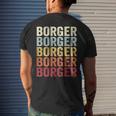 Borger Texas Borger Tx Retro Vintage Text Men's T-shirt Back Print Gifts for Him
