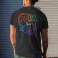 Born This Gay Mens Back Print T-shirt Gifts for Him
