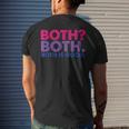 Both Both Both Is Good Funny Pride Month Bisexual Mens Back Print T-shirt Gifts for Him