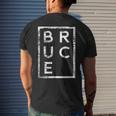 Bruce Minimalism Men's T-shirt Back Print Gifts for Him