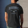 Brunswick Maryland Md Vintage Athletic Navy Sports Souvenir Men's T-shirt Back Print Gifts for Him