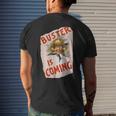 Buster Is Coming Creepy Vintage Shoe Advertisement Men's T-shirt Back Print Gifts for Him
