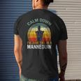 Calm Down Ive Done This On A Mannequin Funny Mens Back Print T-shirt Gifts for Him