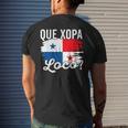 Camiseta Panama Panamanian Flag Dna Panameño Que Xopa Mens Back Print T-shirt Gifts for Him