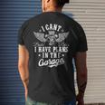 I Cant I Have Plans In The Garage Fathers Day Car Mechanics Men's T-shirt Back Print Gifts for Him