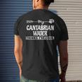Cantabrian Water Owners Men's T-shirt Back Print Gifts for Him