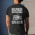 Car Haulers Because Anybody Can Slam 2 Doors Mens Back Print T-shirt Gifts for Him