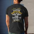 Carter Blood Runs Through My Veins Men's T-shirt Back Print Gifts for Him