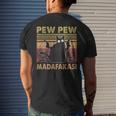 Cat Vintage Pewpewpew Madafakas Cat Crazy Pew Vintage Funny Mens Back Print T-shirt Gifts for Him