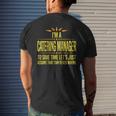 Im A Catering Manager Men's T-shirt Back Print Gifts for Him