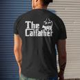 The Catfather Kitten Dad Summer For Pet Lovers Men's Back Print T-shirt Gifts for Him