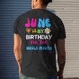 Celebrating My Birthdays Jun Is My Birthday Yes The Whole Mens Back Print T-shirt Gifts for Him