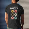 Check Out My Six Pack Donut Foodie Donut Workout Men's T-shirt Back Print Gifts for Him