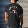 Cherry Grove Fire Island Red Wagon Queer Vacation Gay Ny Men's T-shirt Back Print Gifts for Him