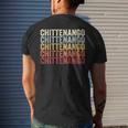 Chittenango New York Chittenango Ny Retro Vintage Text Men's T-shirt Back Print Gifts for Him