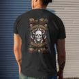Classic Rock Style And Skull Theme For Rock Summer Mens Back Print T-shirt Gifts for Him