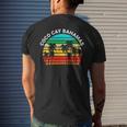 Coco Cay Bahamas Vintage Sunset Palm Trees Men's T-shirt Back Print Gifts for Him