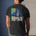 Cool Gorilla Tag Retro Gorilla Tag Monke Vr Gamer Men's T-shirt Back Print Gifts for Him