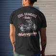 Cool Grandads Ride Motorcycles Grandad Biker Motorbike Mens Back Print T-shirt Gifts for Him