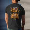 Cool I'm Daddy Turkey Thankful Papa Happy Thanksgiving Dad Men's T-shirt Back Print Gifts for Him