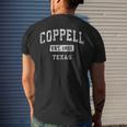 Coppell Texas Tx Vintage Established Sports Men's T-shirt Back Print Gifts for Him