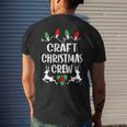 Craft Name Gift Christmas Crew Craft Mens Back Print T-shirt Gifts for Him