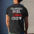 Crawfish Boil Crew Party Group Matching Crayfish New Orleans Mens Back Print T-shirt Gifts for Him