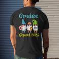 Cruise Squad 2023 Funny Gnomes Cruising Trip Vacation Group Mens Back Print T-shirt Gifts for Him