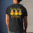 Cute Candy Corn Crew Halloween Trick Or Treat Costume Men's T-shirt Back Print Gifts for Him