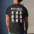 Cute Ghost Physical Therapy Pt Physical Therapist Halloween Men's T-shirt Back Print Gifts for Him