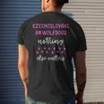 Czechoslovakian Wolfdogs Nothing Else Matters Men's T-shirt Back Print Gifts for Him