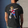 Dabbing Soccer Boy Nepal Jersey Nepalese Mens Back Print T-shirt Gifts for Him