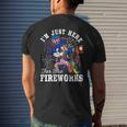 Dabbing Unicorn Uncle Sam Baseball 4Th Of July Usa Patriotic Mens Back Print T-shirt Gifts for Him