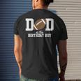 Dad Of The Birthday Boy Football Lover First Birthday Party Men's T-shirt Back Print Gifts for Him