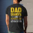 Dad Grandpa And Great Grandpa For Fathers Day Gift For Mens Mens Back Print T-shirt Gifts for Him