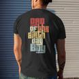 Dad Of The Birthday Boy Vintage Cool Family Matching Party Mens Back Print T-shirt Gifts for Him