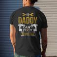 If Daddy Cant Fix It No One Can Fathers Day Mechanic Men's Back Print T-shirt Gifts for Him