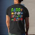 Daddy Of The Superhero Birthday Boy Super Hero Family Party Men's T-shirt Back Print Gifts for Him
