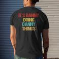 Danny Name Mens Back Print T-shirt Funny Gifts