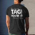 Dear Parents Tag Youre It Last Day Of School Funny Mens Back Print T-shirt Gifts for Him