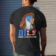 Dilf Damn I Love Freedom Eagle Funny Patriotic 4Th Of July Patriotic Funny Gifts Mens Back Print T-shirt Gifts for Him